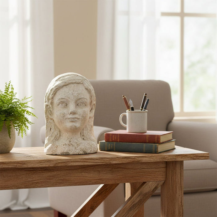 Japanese Head Statue - view 2