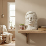Japanese Head Statue — view 2