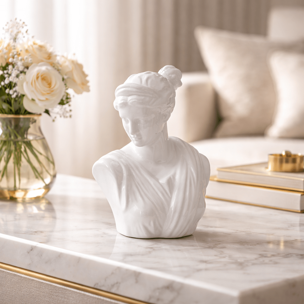 Sculptures & Figurines Jolie Bust Statue - Medium - Daamaira Home and Living Ltd