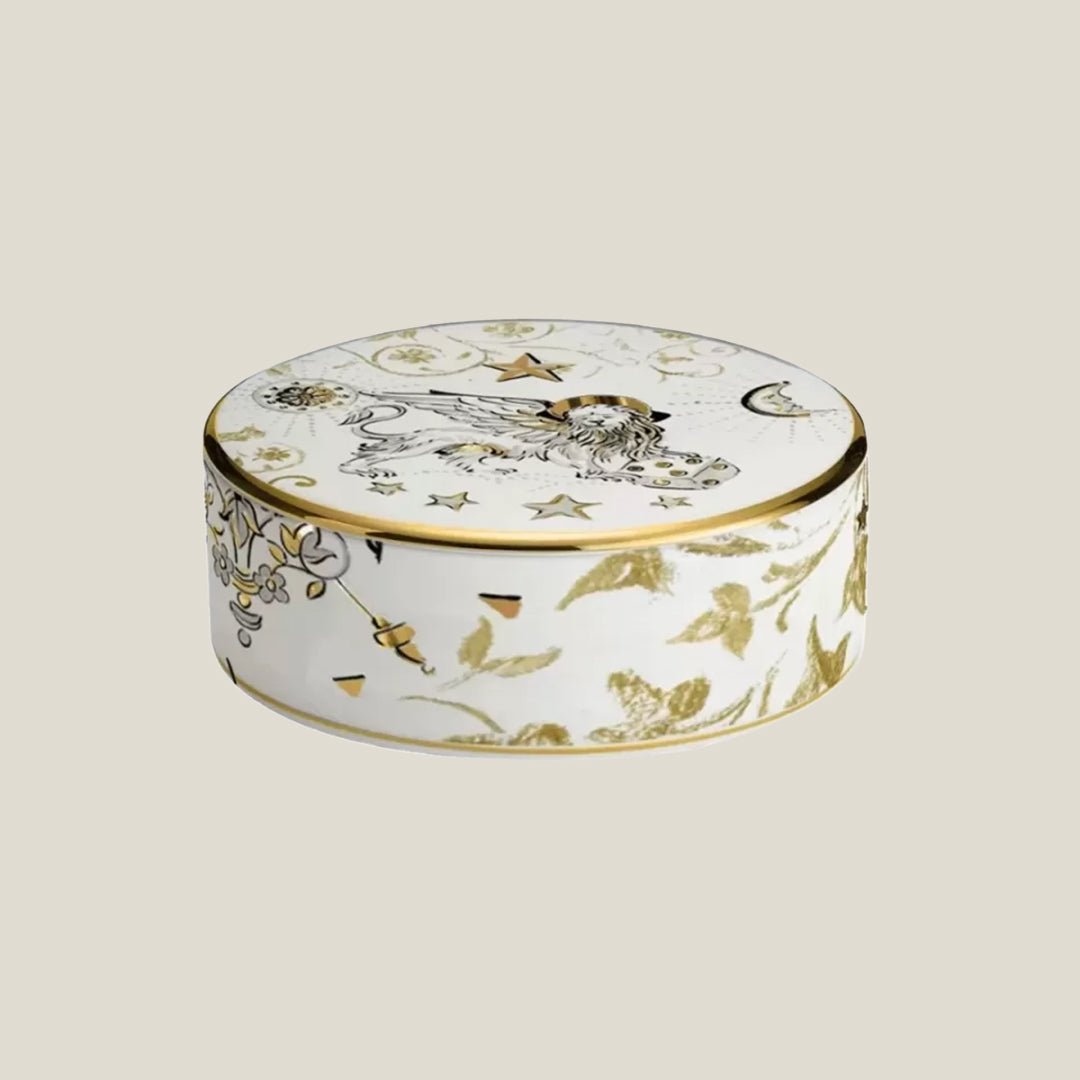 Kosmo Round Box 13x6cm - Kosmo Lion - Daamaira Home and Living Ltd