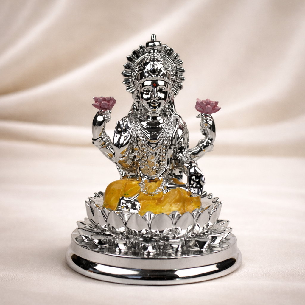 Lakshmi Ganesh Pooja Set with Tray