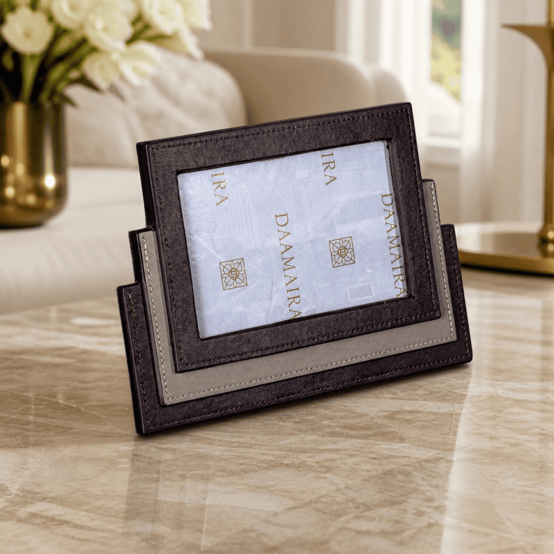 Layered Leather Photo Frame — image 2