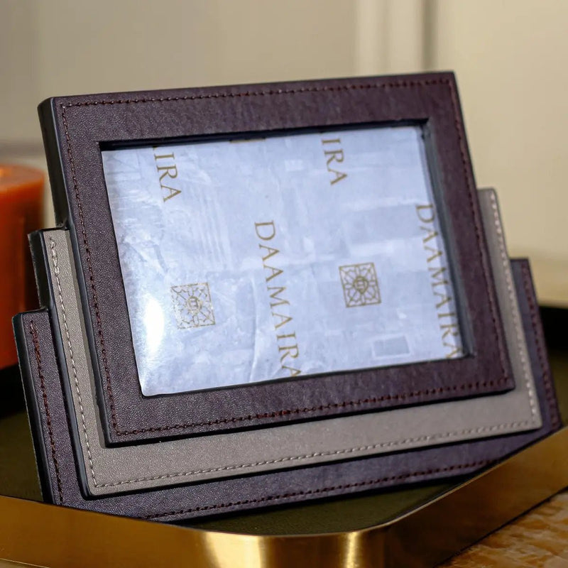 Layered Leather Photo Frame — image 4