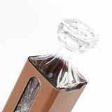 Leather Decanter Set - Brown — view 3