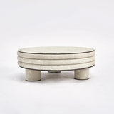 Leather Round Stool- Low Rise — view 4