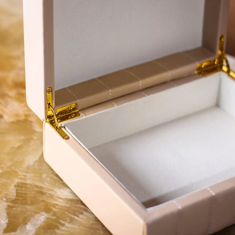 Leather Storage Box - Beige — image 5