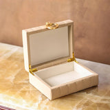 Leather Storage Box - Beige — view 3