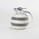 Leather Thermo Jug | Beige & Grey — view 2