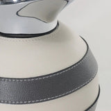 Leather Thermo Jug | Beige & Grey — view 3