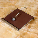 Leather Tissue Holder - Coffee — view 3