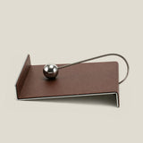 Leather Tissue Holder - Coffee — view 1