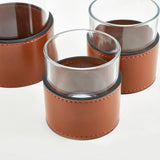 Leather Water Jug With Cups — view 5