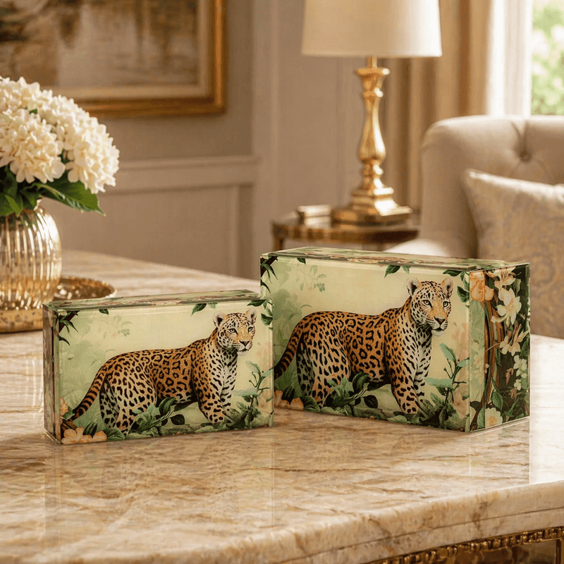 Leopard Storage Organiser -  Set Of 2 — image 2
