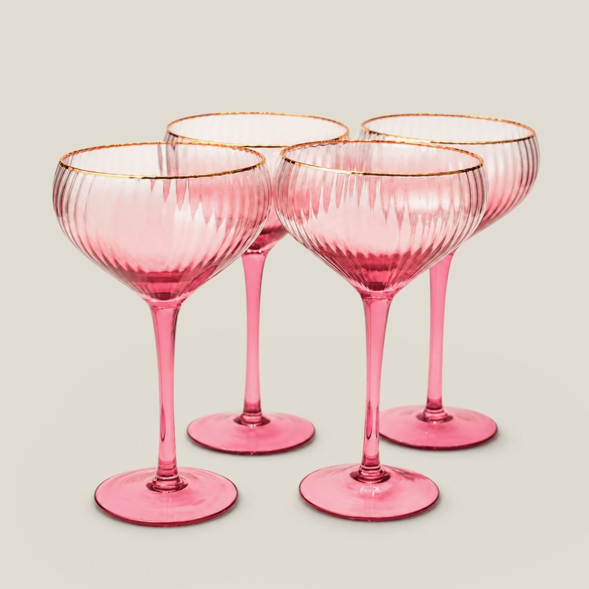 Drinking Glasses Lust Set Of 4 Martini Glasses - Daamaira Home and Living Ltd