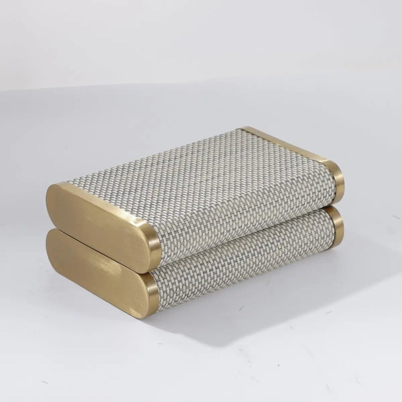 Luxury Time Piece/Jewel Box - Beige and Gold — image 5