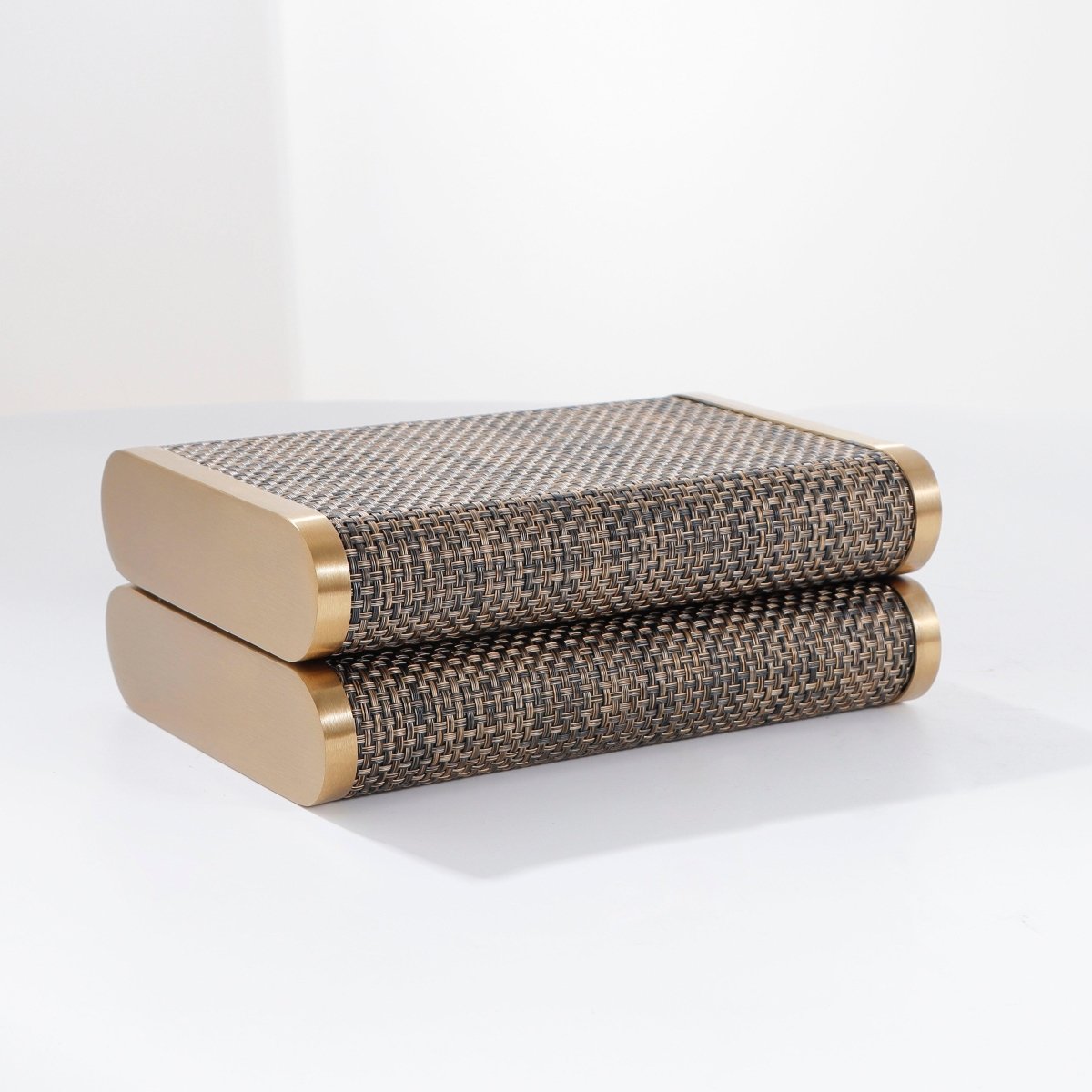 Storage Box Luxury Time Piece/Jewel Box - Brown - Daamaira Home and Living Ltd