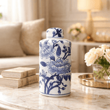Magnolia Jar - Blue/White — view 2