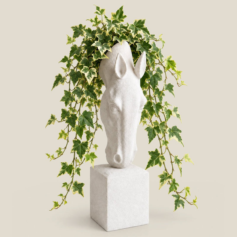 Majestic Horse Head Planter - 76 inches — image 1