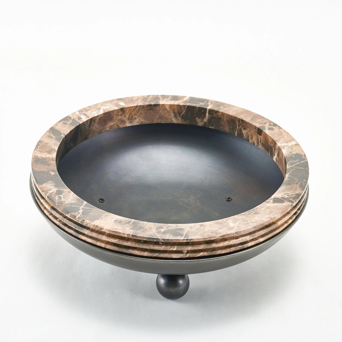 Vases Marble & Brass Elegance Vase - Daamaira Home and Living Ltd