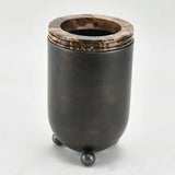 Marble & Brass Tall Flower Vase — view 5