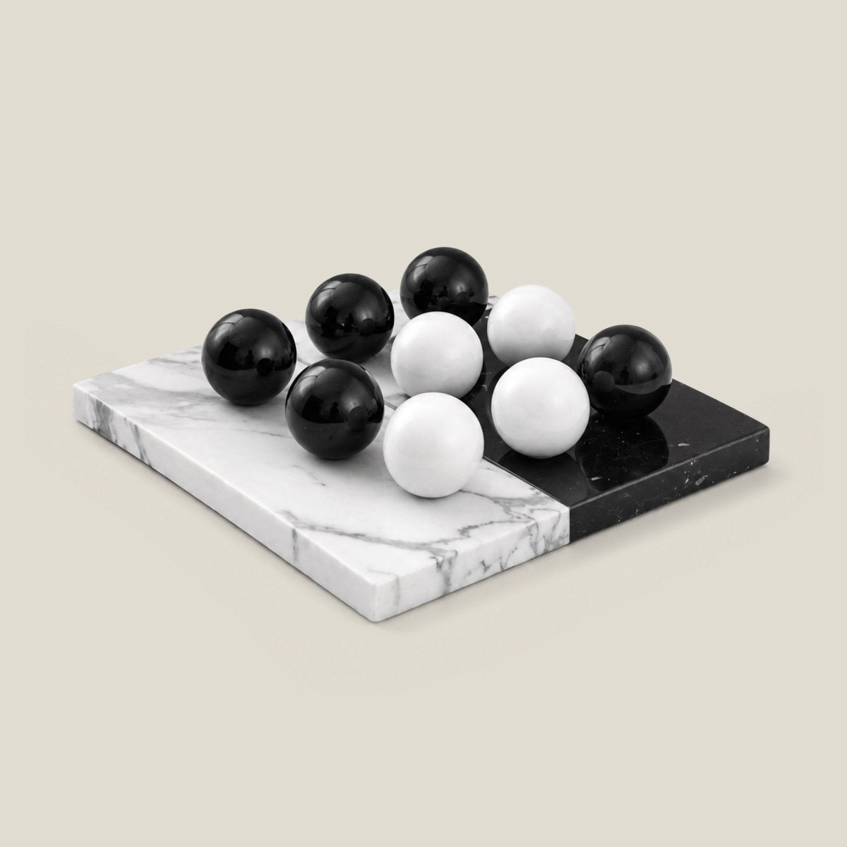 Decor Objects Marble Tic Tac Toe - Daamaira Home and Living Ltd