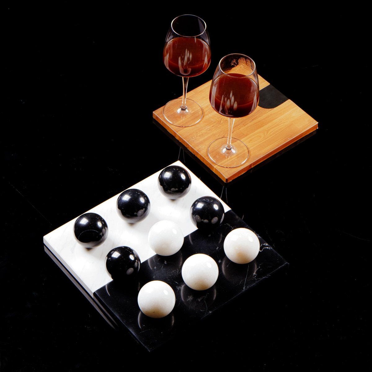 Decor Objects Marble Tic Tac Toe - Daamaira Home and Living Ltd