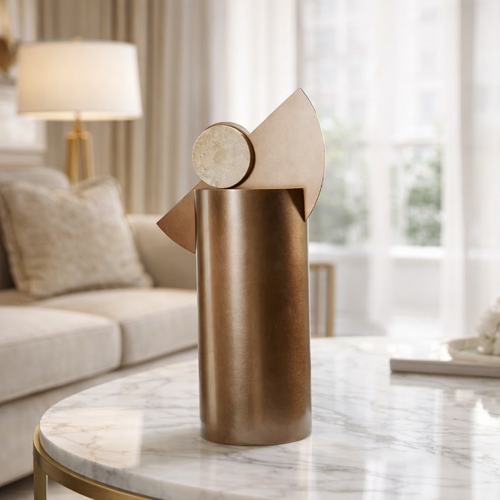 Marfil Abstract Luxury Flower Vase