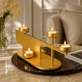 Moonlit Gold Candle Stand — view 2