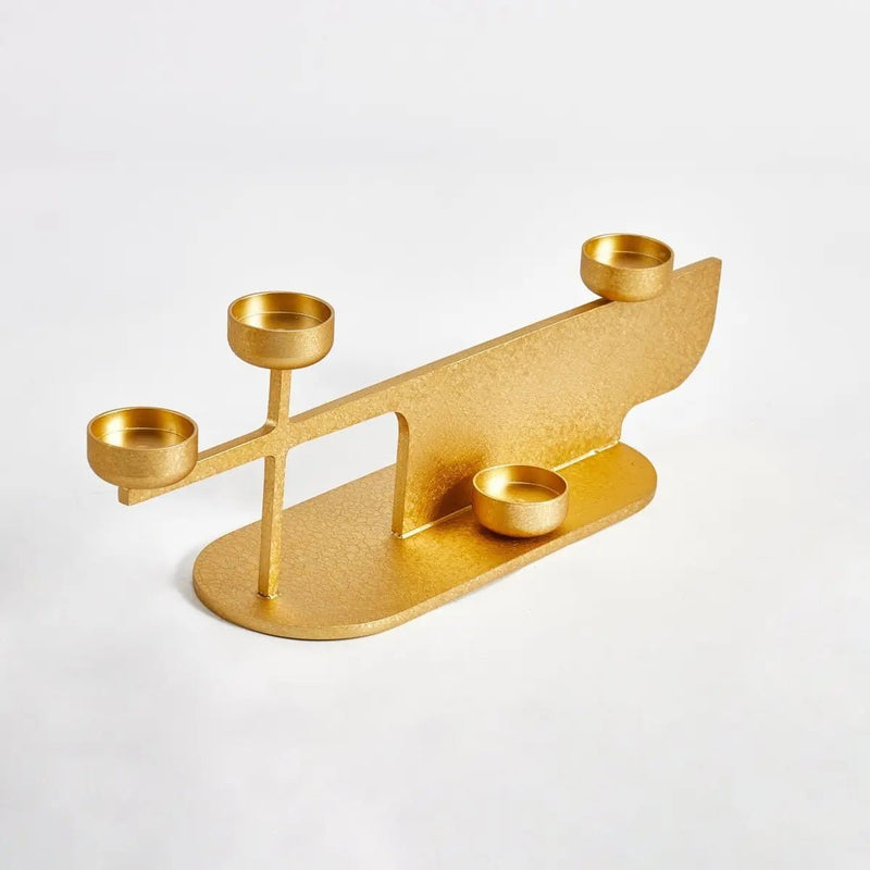 Moonlit Gold Candle Stand — image 7