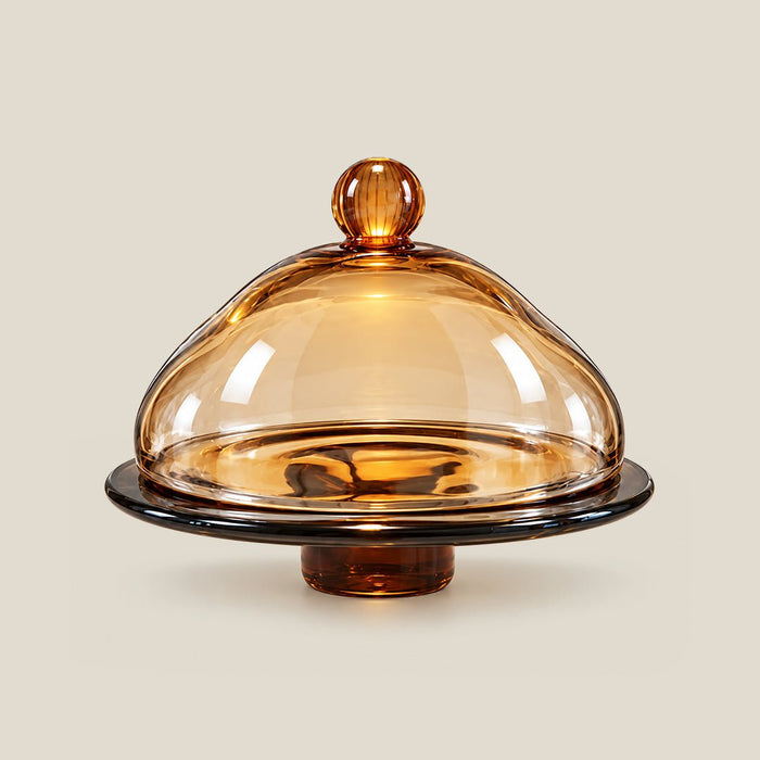 Murano Cake Platter with Cloche