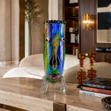 Murano Glass Blue Vase — thumbnail 2