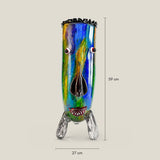 Murano Glass Blue Vase — thumbnail 3