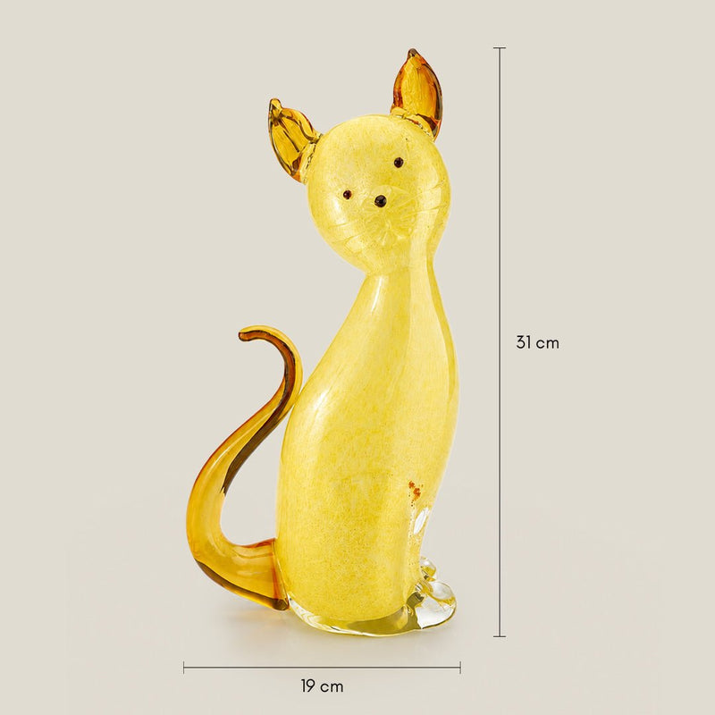 Murano Glass Aurora Cat — image 3