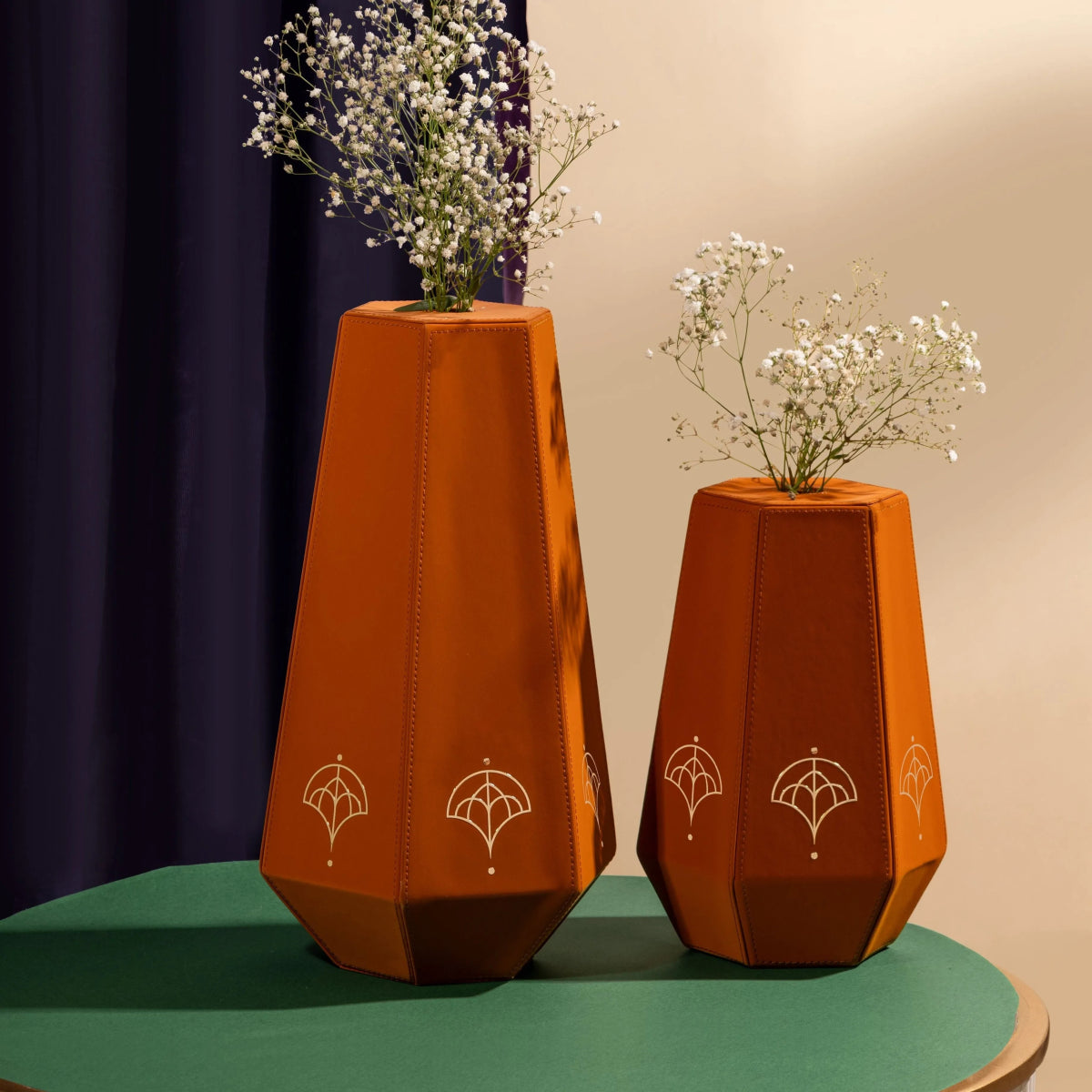 Naxora Vase Set - Sepia - Daamaira Home and Living Ltd