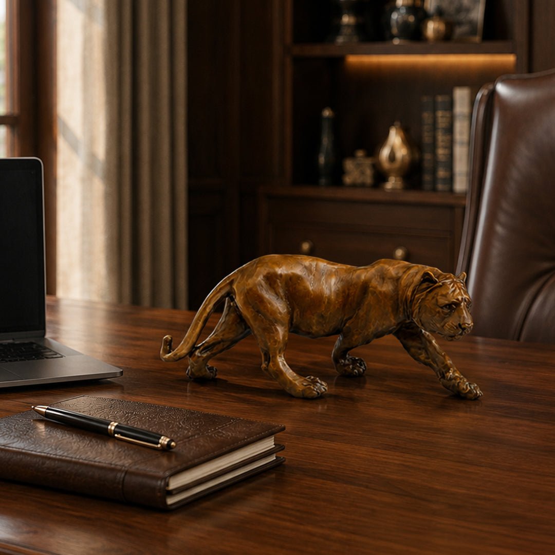 Sculptures & Figurines Noir Panther Sculpture - Daamaira Home and Living Ltd