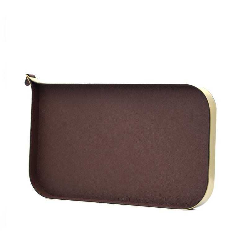 Nordic Vanity/Serving Tray - Brush Gold And Brown — image 5