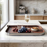 Nordic Vanity/Serving Tray - Smoke Grey And Brown Large — thumbnail 2