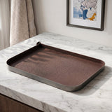 Nordic Vanity/Serving Tray - Smoke Grey And Brown Small — view 2