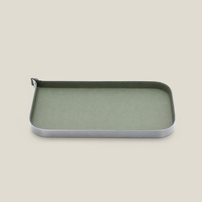 Nordic Vanity/Serving Tray - Smoke Grey And Olive Green Large