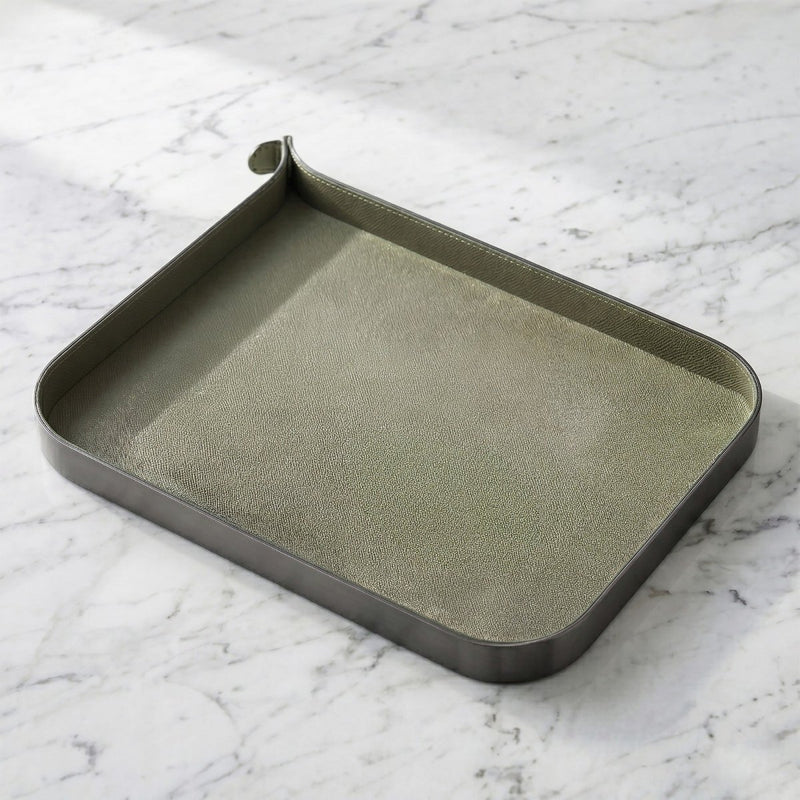 Nordic Vanity/Serving Tray - Smoke Grey And Olive Green Small — image 3