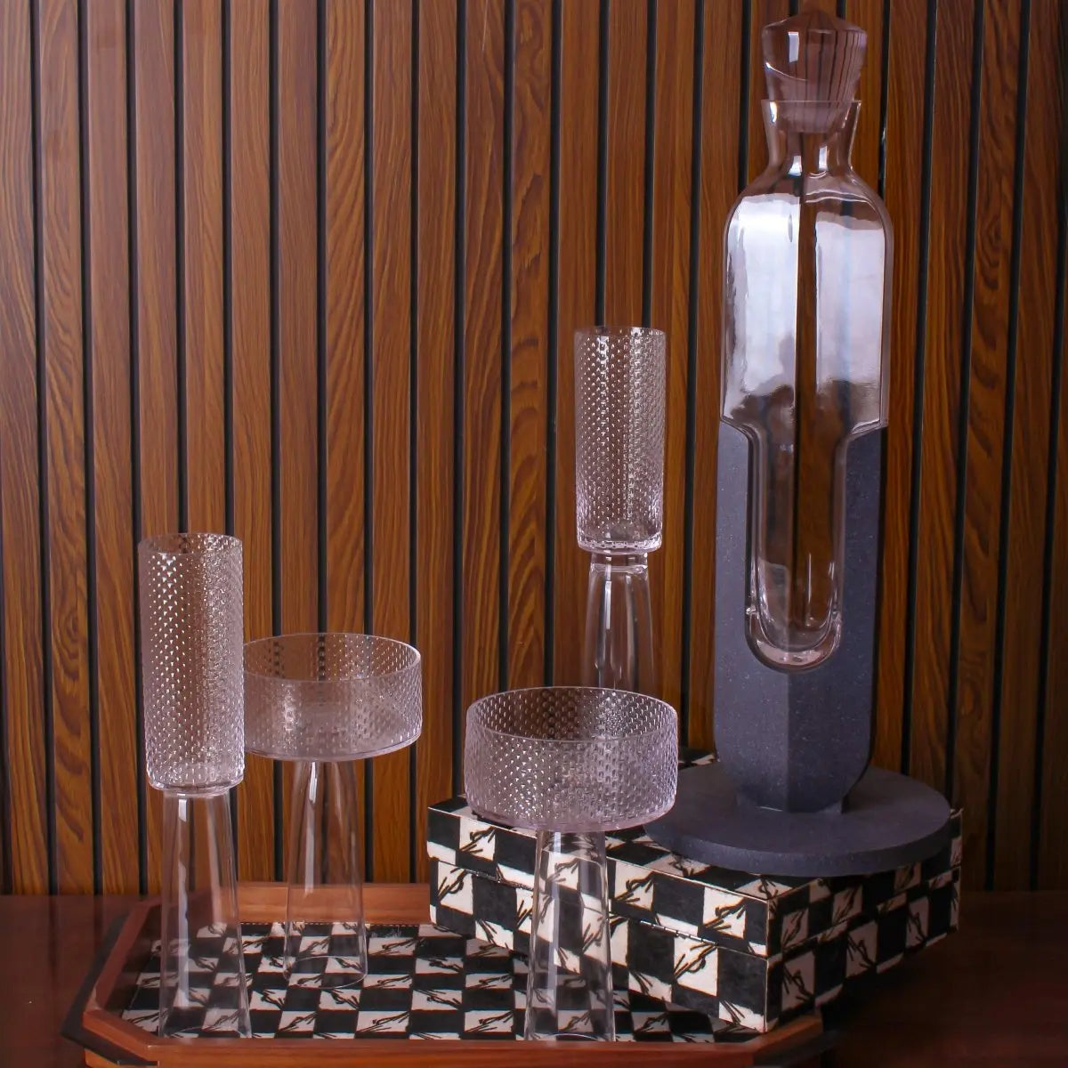 Vases Nordic Wine Decanter & Glass Set - Daamaira Home and Living Ltd