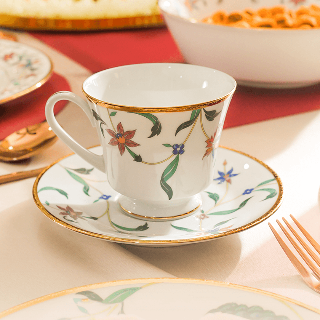 TEA SET Noritake BOUNTIFUL GARDEN 12PC TEA SET - Daamaira Home and Living Ltd