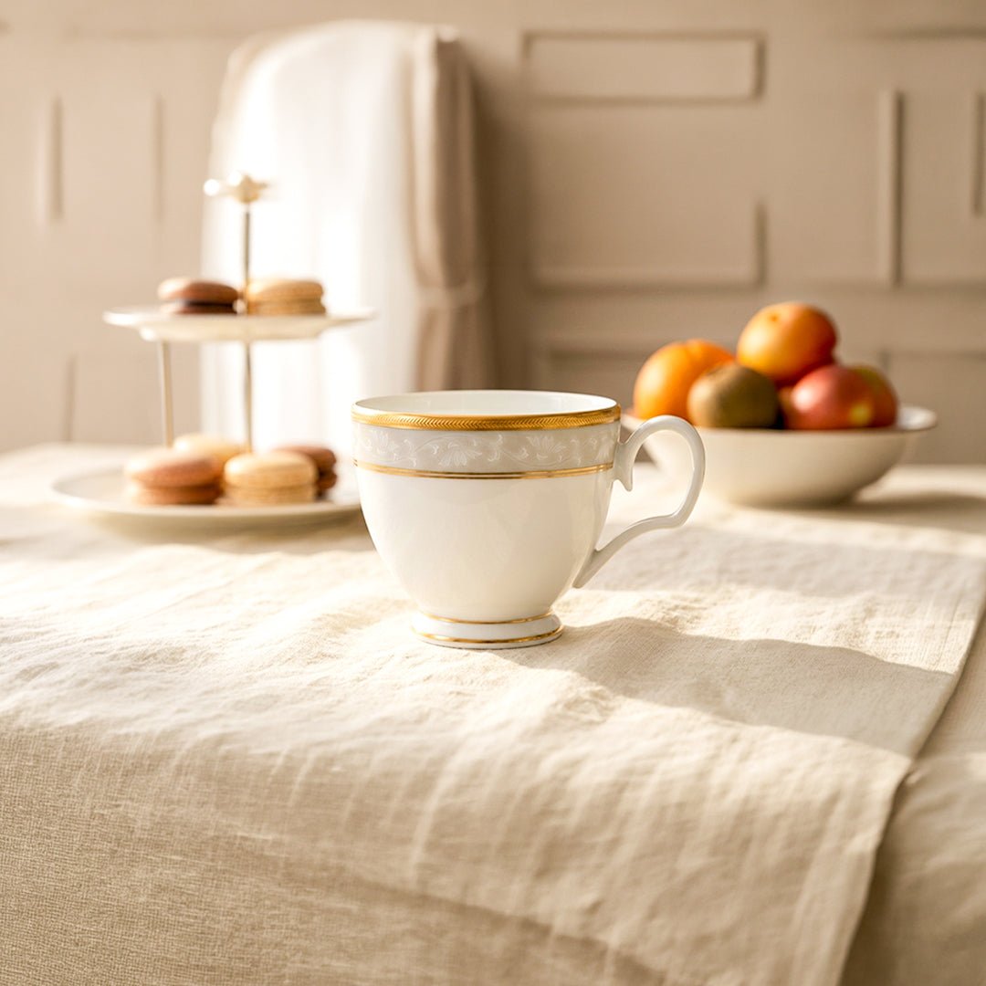 TEA SET Noritake BRUNSWICK GOLD 12PC TEA SET - Daamaira Home and Living Ltd