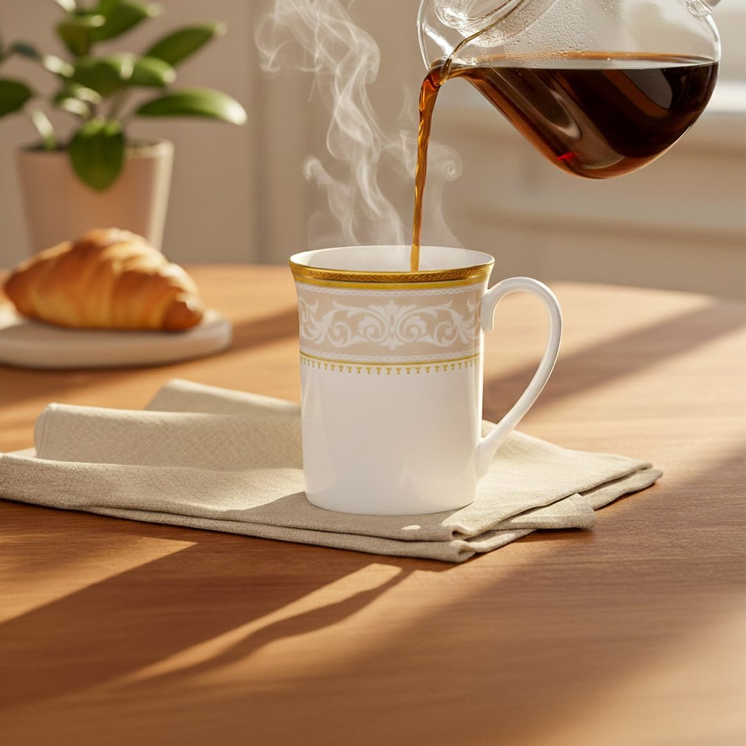 MUGS Noritake GLENDONALD GOLD MUG - Daamaira Home and Living Ltd