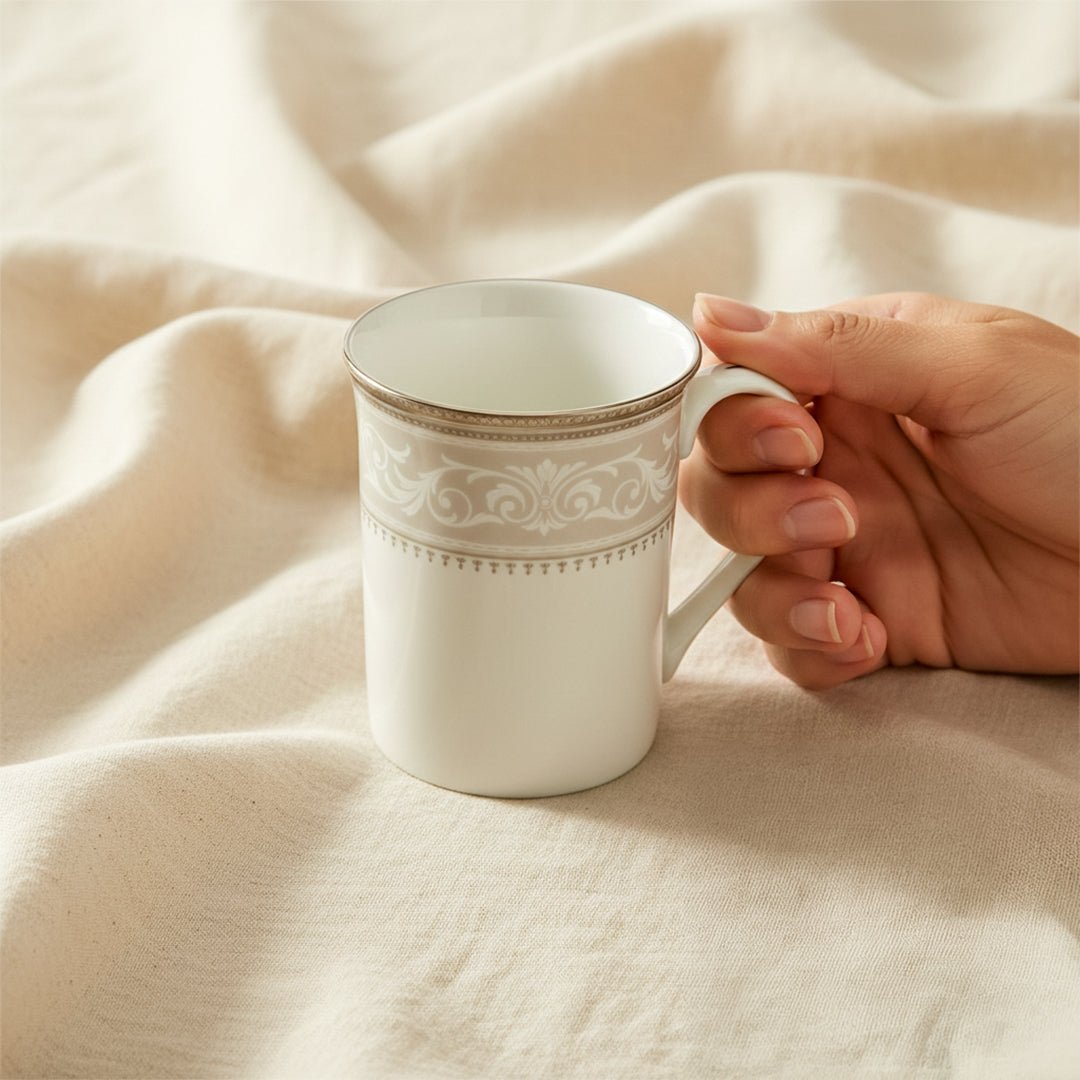 MUGS Noritake GLENDONALD PLATINUM MUG - Daamaira Home and Living Ltd