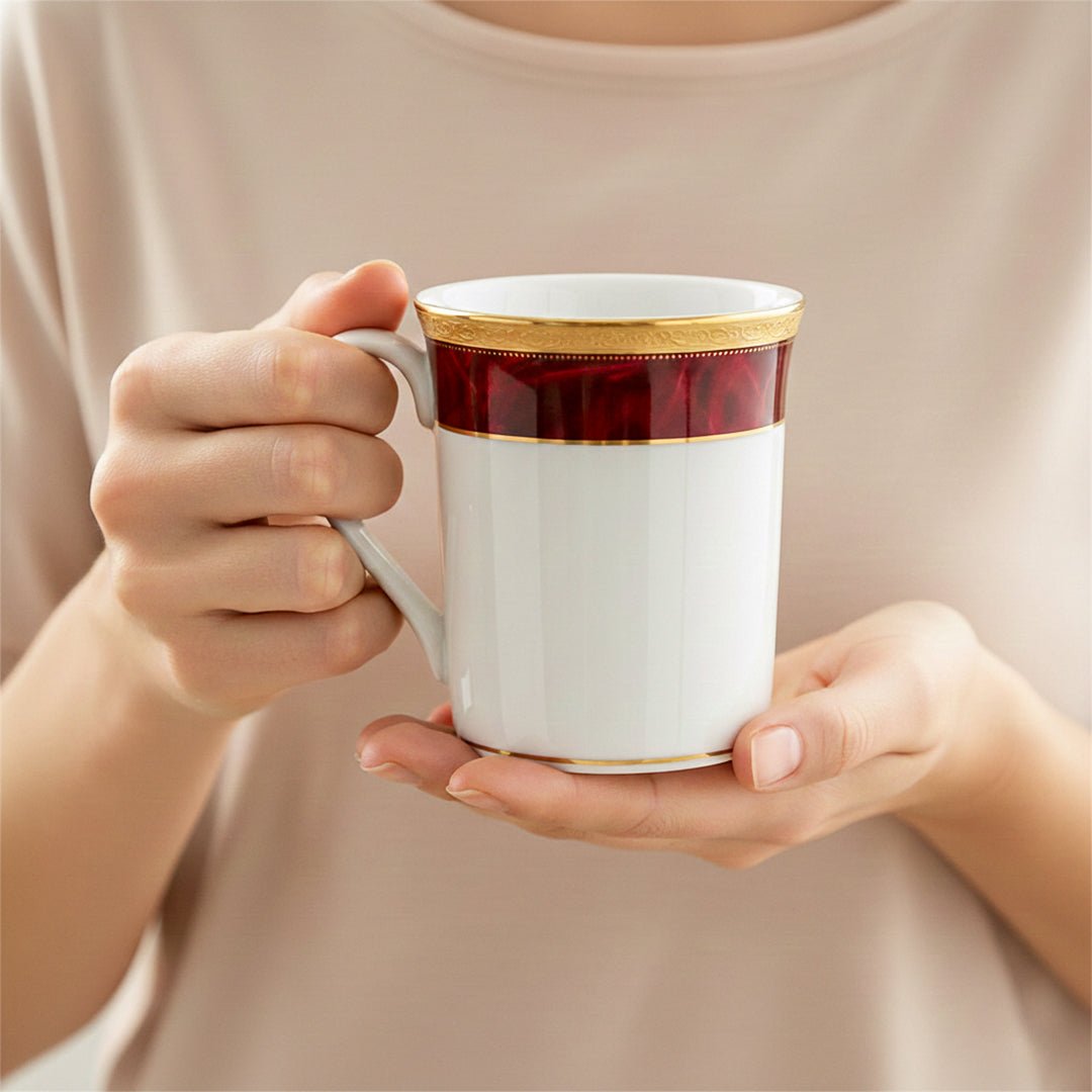 MUGS Noritake MAJESTIC BURGUN MUG - Daamaira Home and Living Ltd