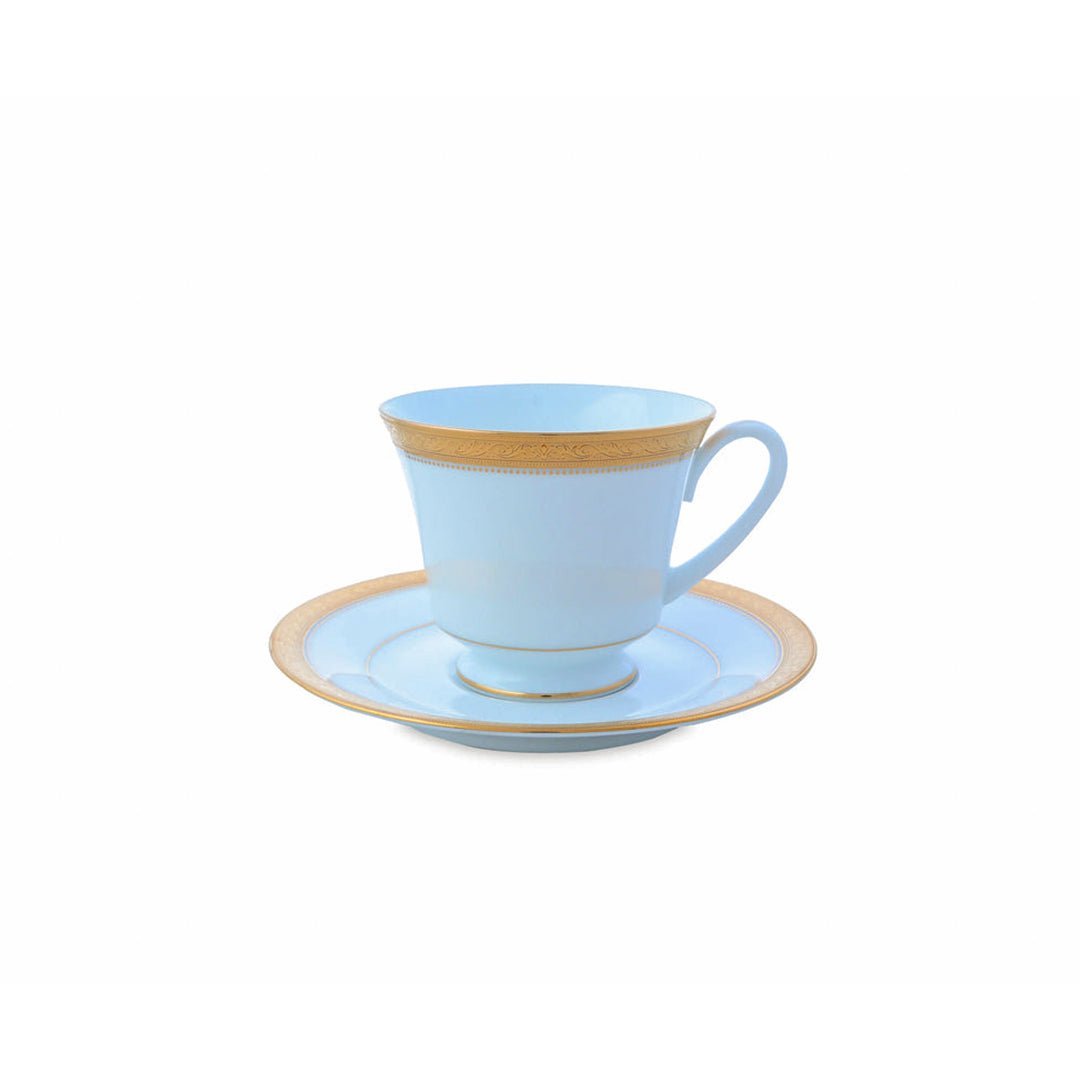 TEA SET Noritake SIGNATURE GOLD 17PC TEA SET - Daamaira Home and Living Ltd