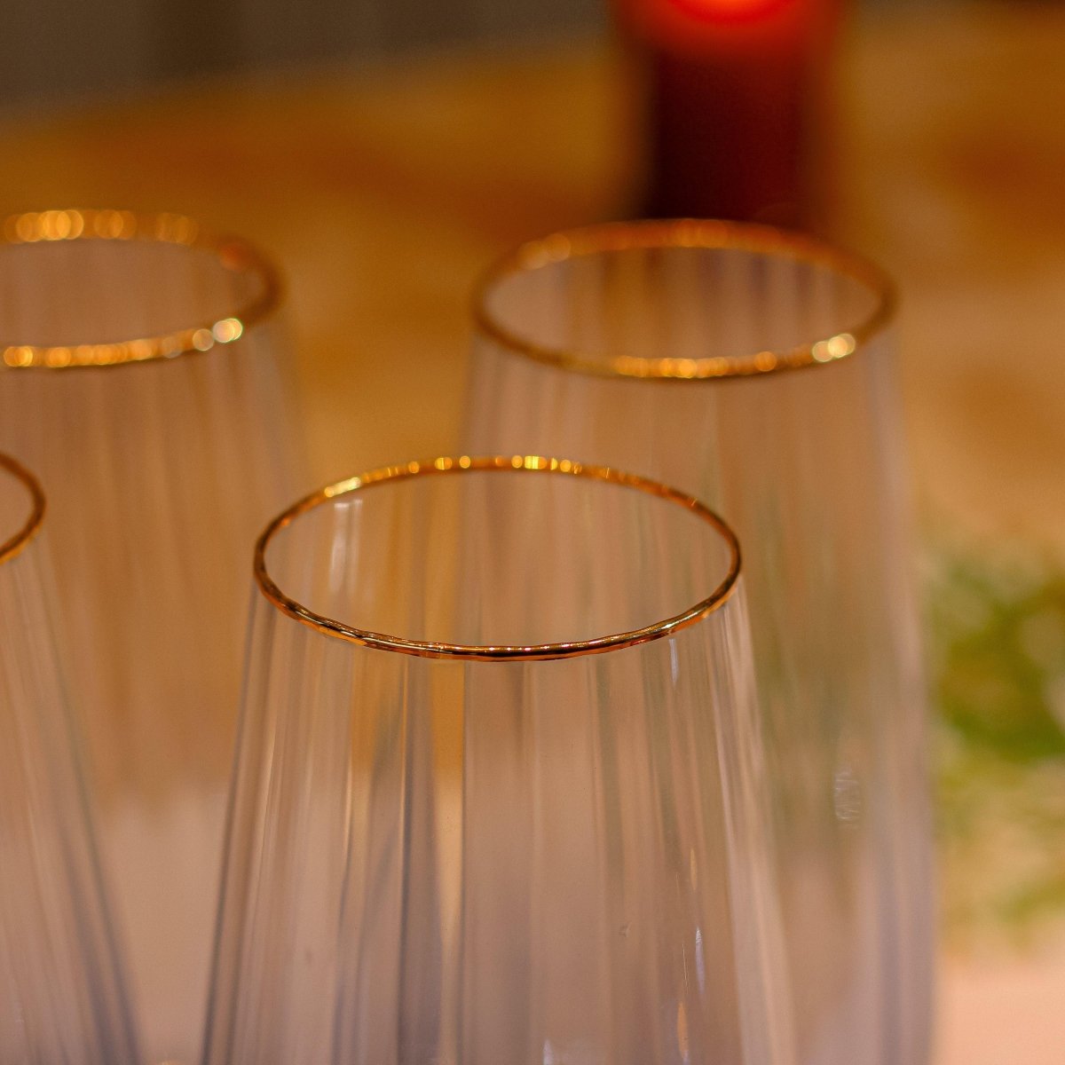 Drinking Glasses Ombre Set Of 4 High Ball Glasses - Daamaira Home and Living Ltd