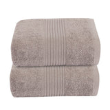 Optimist Bloom Multi Ikat 144TC Cotton 6PC Bed Bath Set - Polka Dots & Gray Towel — view 3