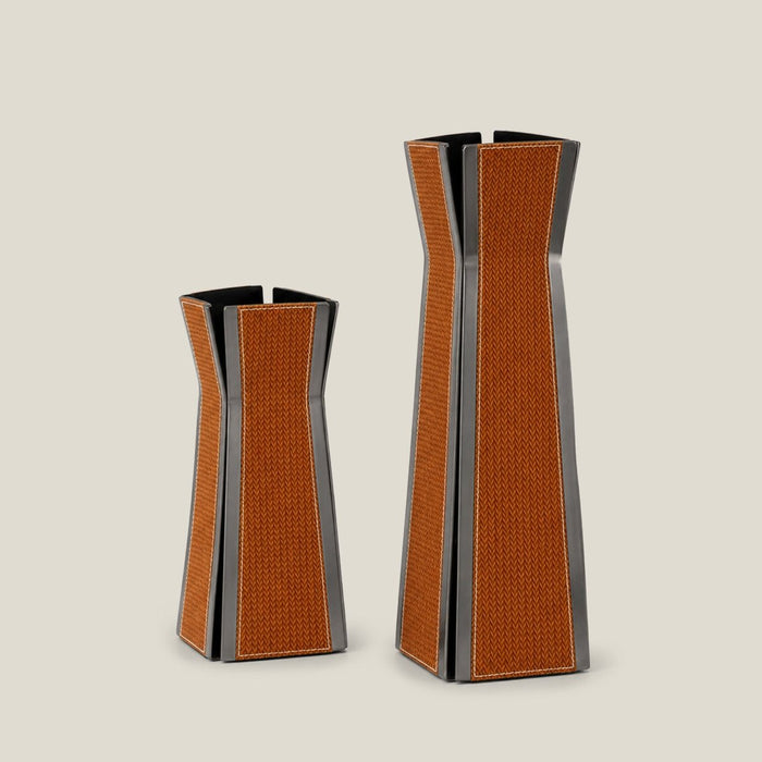 Orange Nordic Flower Vase